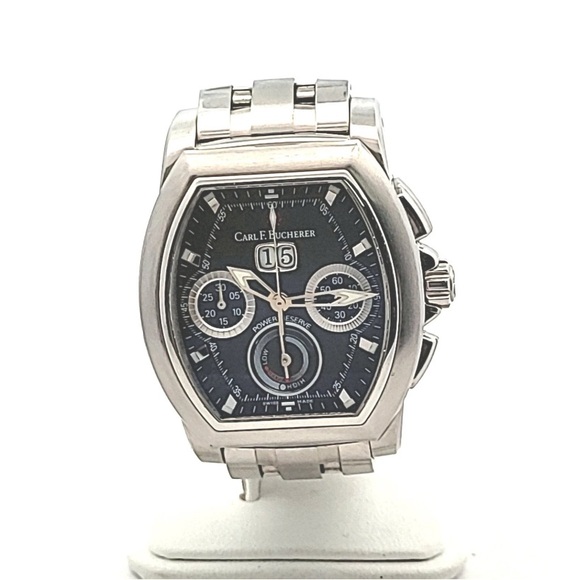Carl F. Bucherer Patravi T-Graph 10615.08 Steel Automatic Power Reserve Watch - Picture 1 of 5